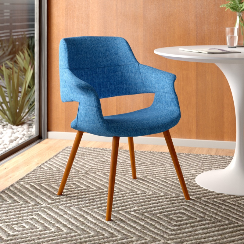 Amein Solid Back Arm Chair
