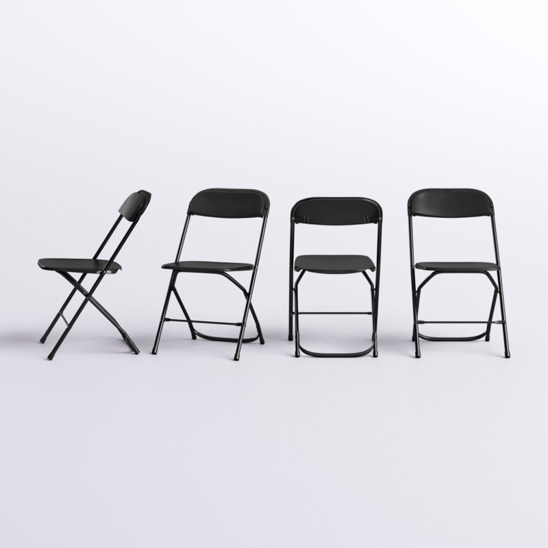 Armando Plastic Folding Event Chair (Set of 4)