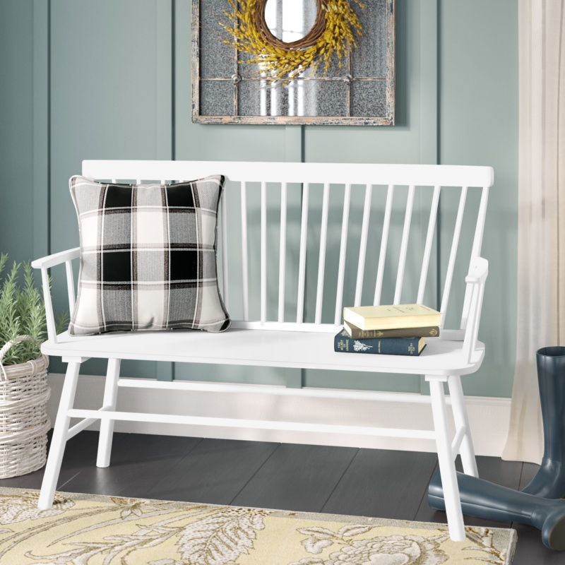 Astride Solid Wood Bench