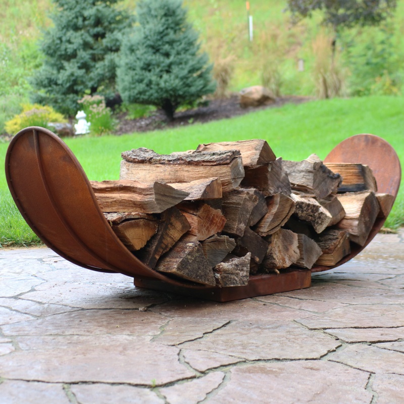 Beccles 50'' W Metal Log Rack