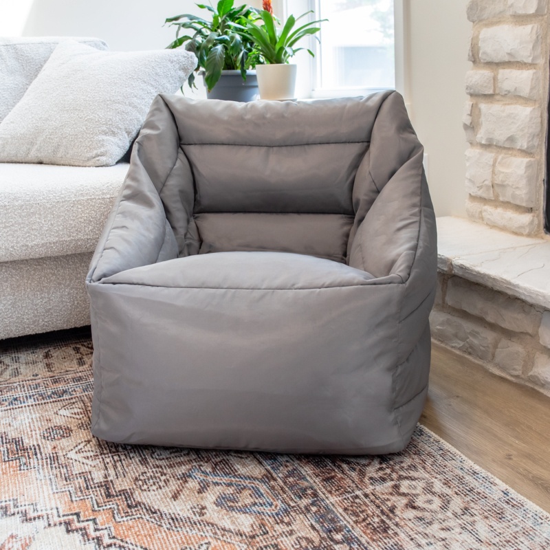 Big Joe Aurora Bean Bag Chair, Durable Polyester Nylon Blend, 2.5 feet