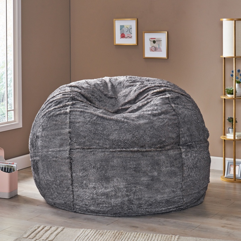 Bonner Faux Fur Classic Bean Bag