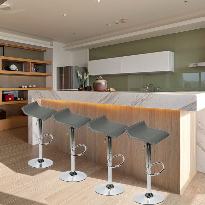 Bossert Swivel Adjustable Height Bar Stool