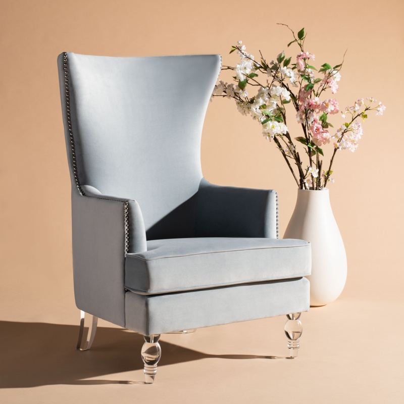 Bree 73.914Cm Wide Velvet Wingback Chair