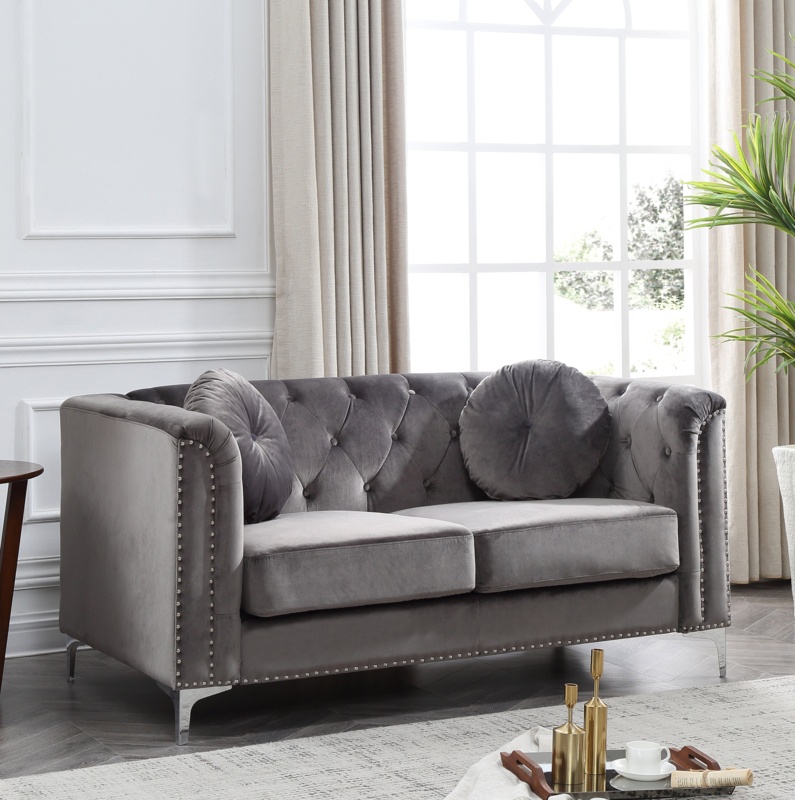 Caire 62'' Upholstered Loveseat