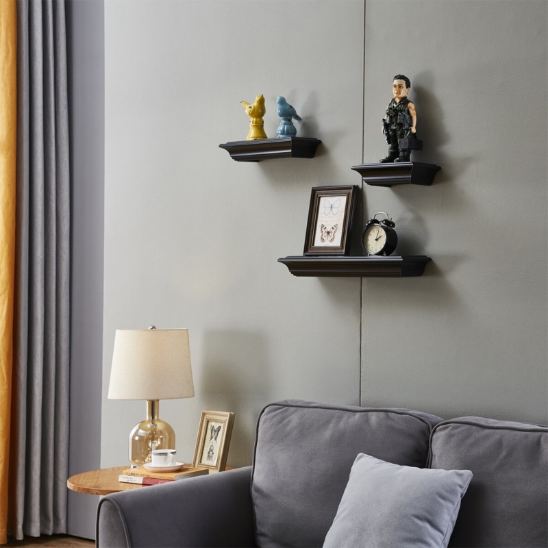 Cantara 3 Piece Plastic / Acrylic Floating Shelf