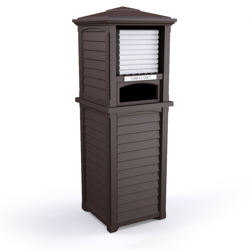 Charlton Home® Tillett 24 Gallons Water Resistant Plastic Towel Valet