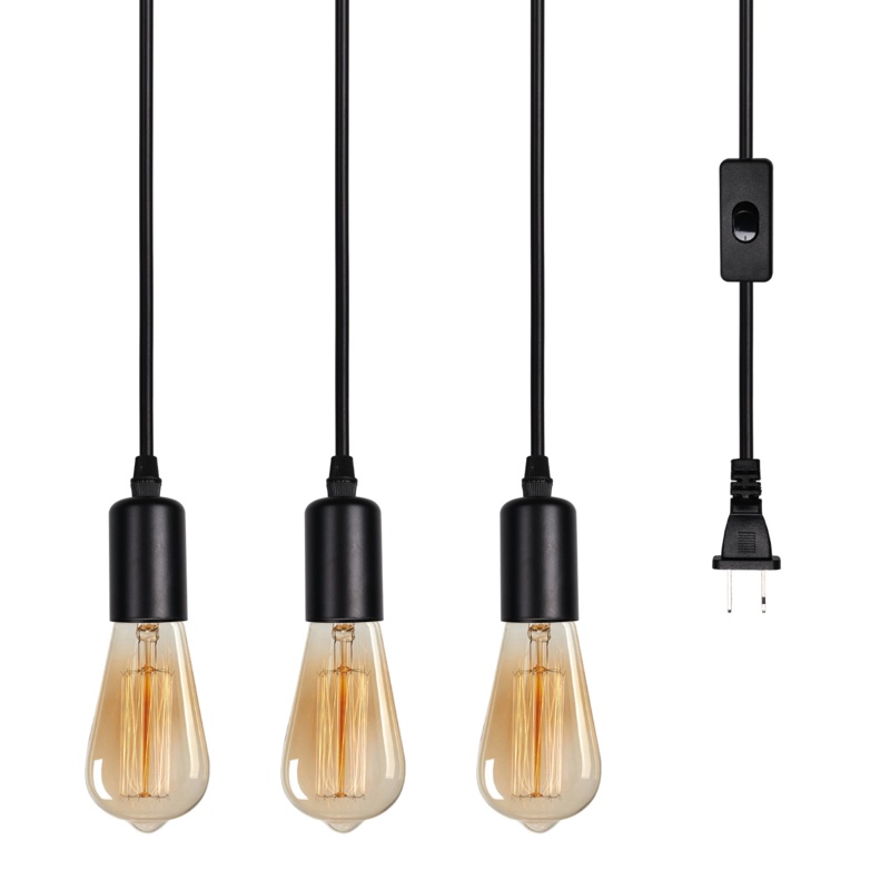 Corington 3 - Light Black Unique/Statement Pendant