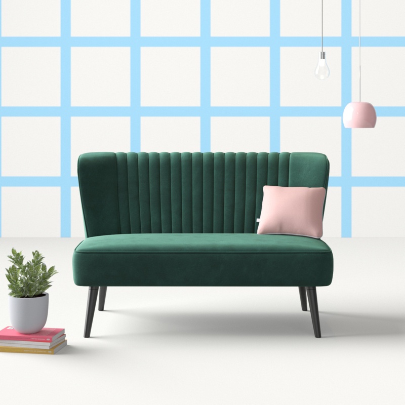 Cumbria 52.36'' Upholstered Sofa