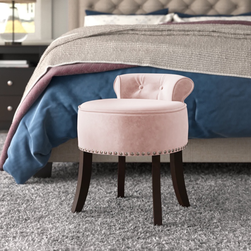 Garfield Steel Accent Stool