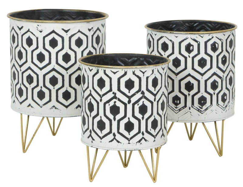 Glenview Metal Indoor Planter