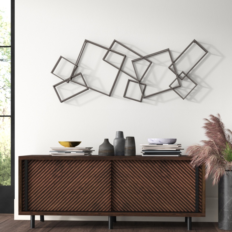 Handmade Metal Abstract And Geometric Wall Decor