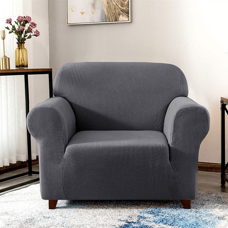High Stretch Box Cover Armchair Slipcover