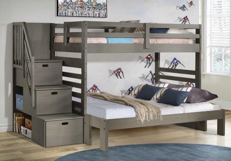 Huseman Kids Twin Over Full Bunk Bed