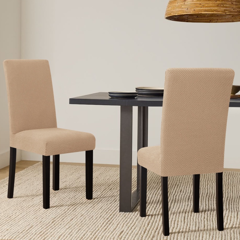 Jacquard Stretch Dining Chair Slipcover