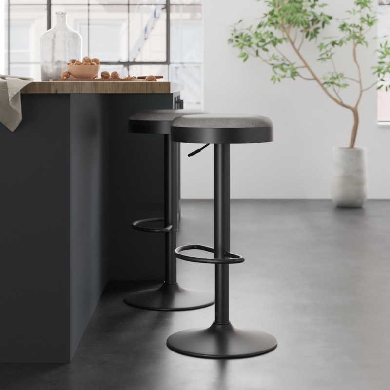 Jaydon Swivel Adjustable Height Stool