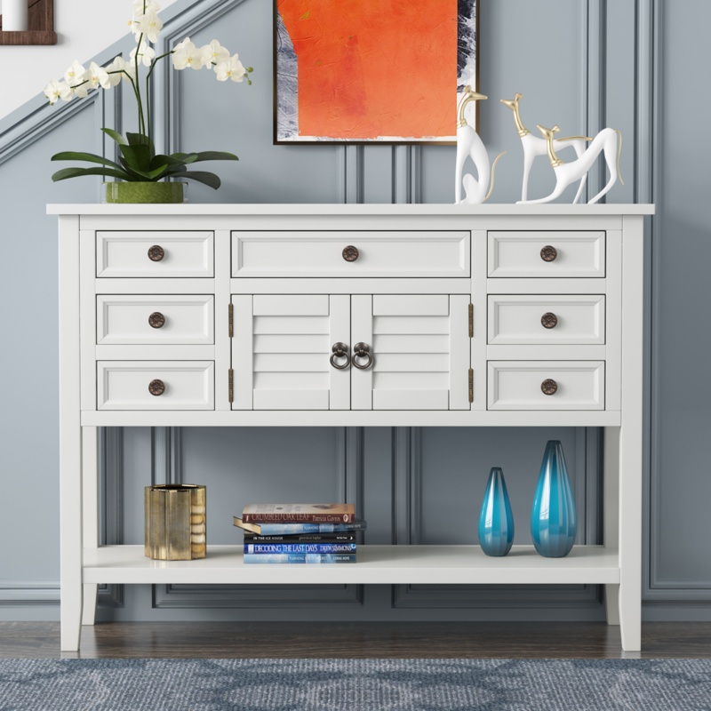 Jefcoat 45.3'' Solid Wood Sideboard
