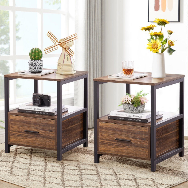 Kempst Metal Nightstand