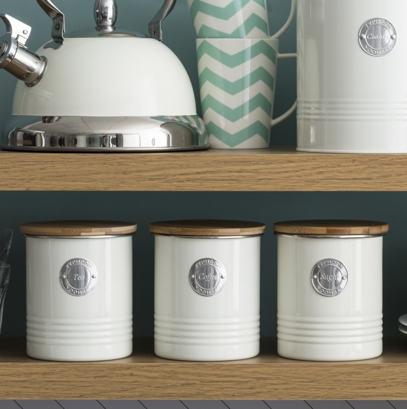 Living 3 Piece Coffee, Tea, & Sugar Jar Sets