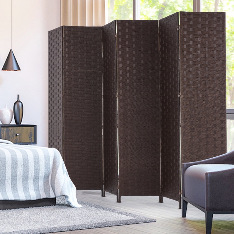 Marlon 120'' W x 72'' H 6 - Panel Folding Room Divider