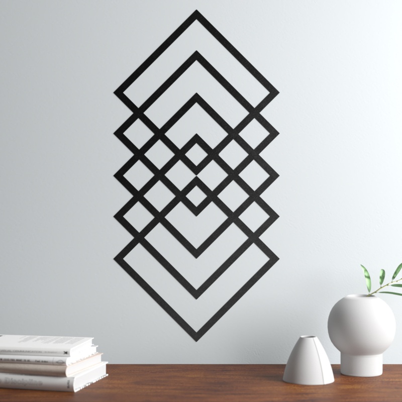Metal Abstract And Geometric Wall Decor