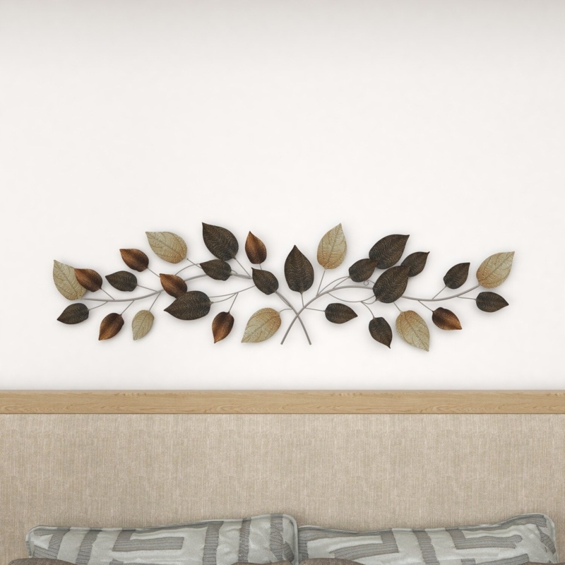 Metal Plants & Flowers Wall Decor
