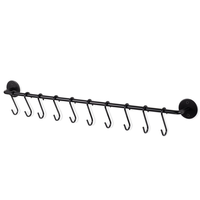 Metal Straight Wall Mounted Pot Rack