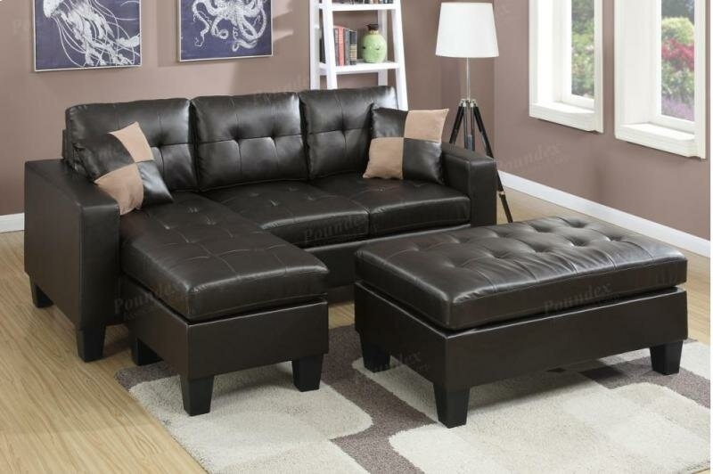 Michaud 2 - Piece Vegan Leather Sectional