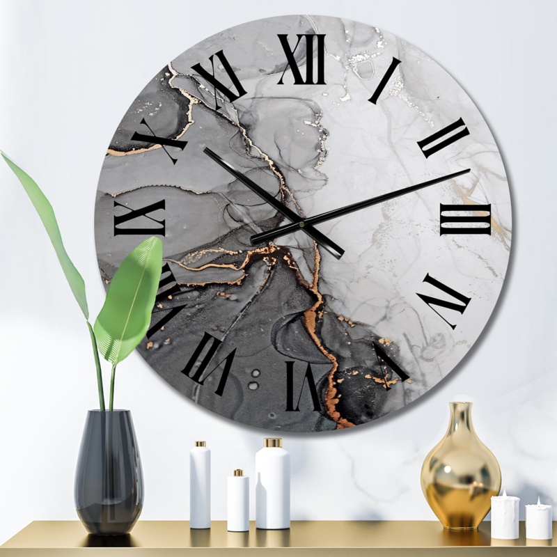 Modestina Metal Wall Clock