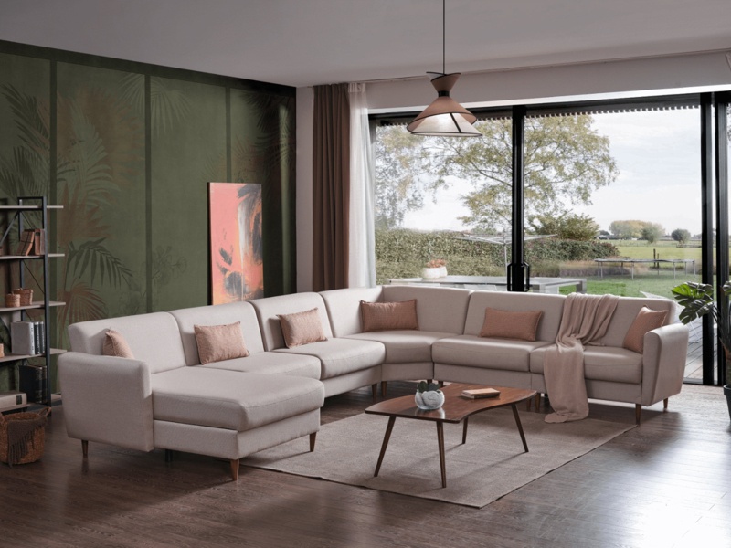 Morrigan  4 - Piece Upholstered Sectional