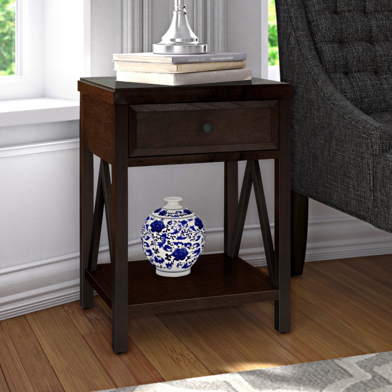 Nadeau Wood Nightstand