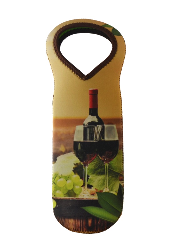 Neoprene Insulated Wine Bottle Holder Carrier