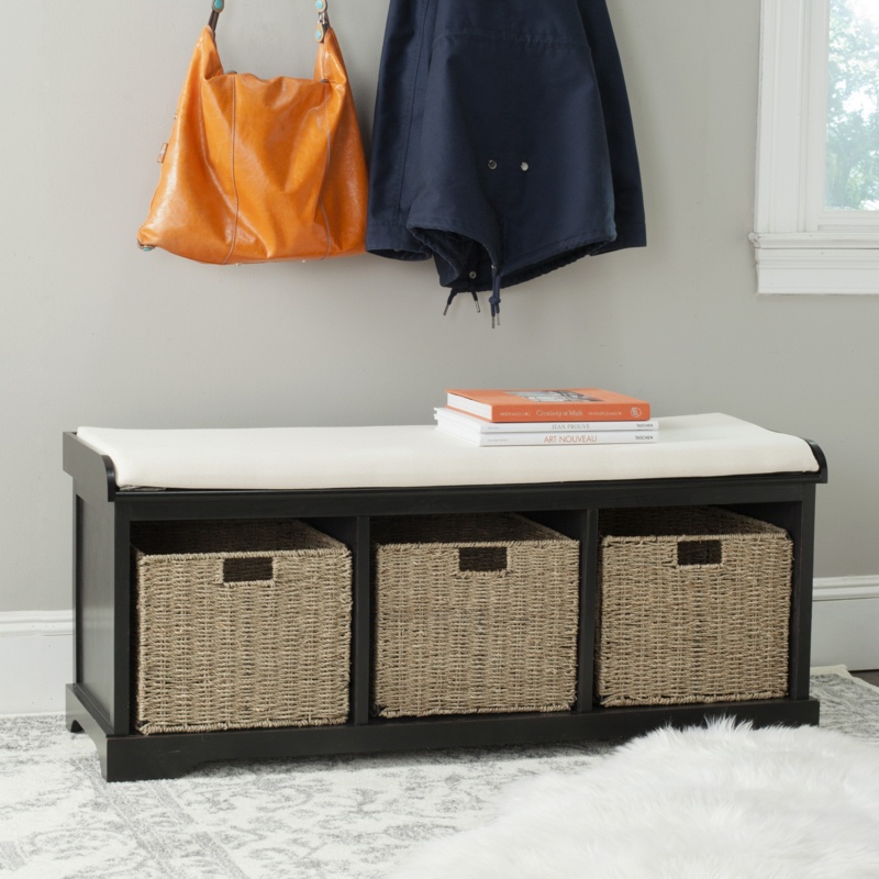 Painswick Canvas Upholstered Storage Bench