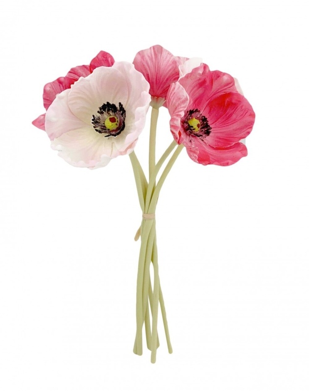 Poppy Stems, Bushes, And Sprays Arrangement