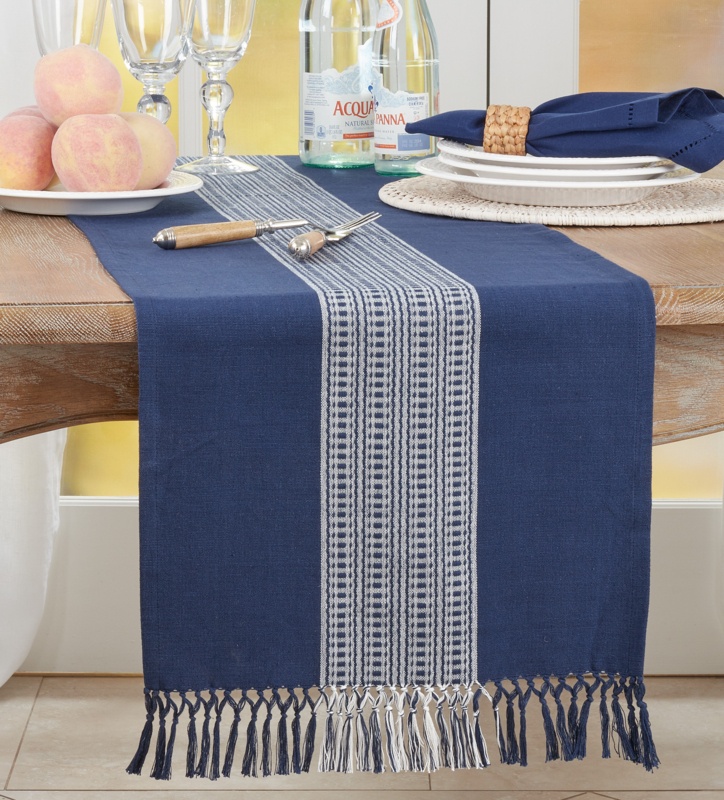 Rectangle Floral Cotton Table Runner