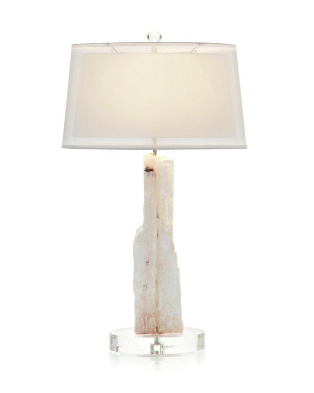 Selenite Crystal Table Lamp