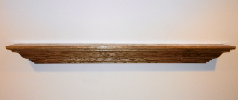 Solid Oak Wood Mantel
