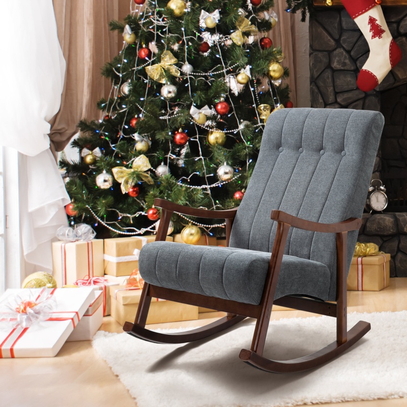 Solid Wood Rocking Chair