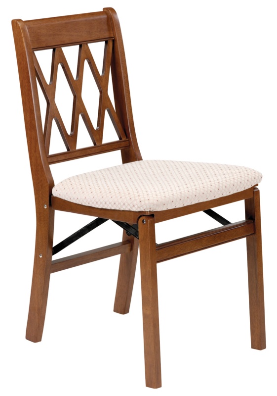 Stacia Cross Back Folding Side Chair