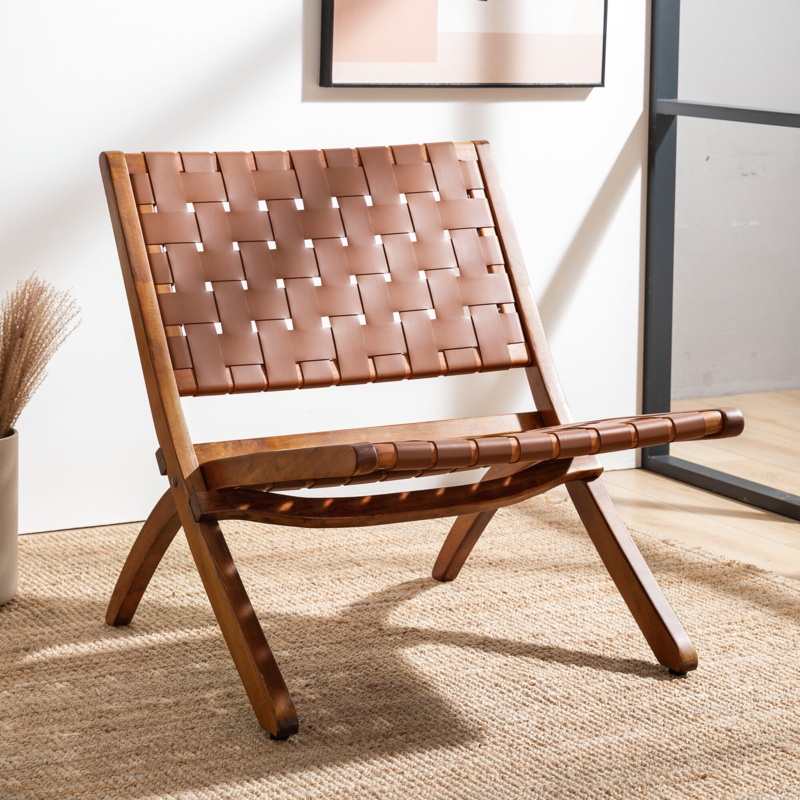 Sumra Vegan Leather Accent Chair