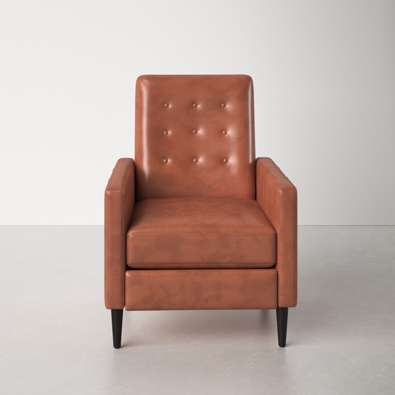 Sylvia Vegan Leather Recliner