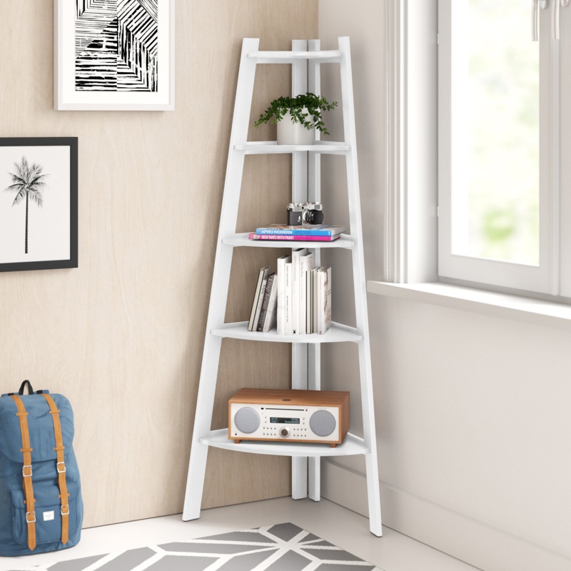 Tisha Corner Bookcase
