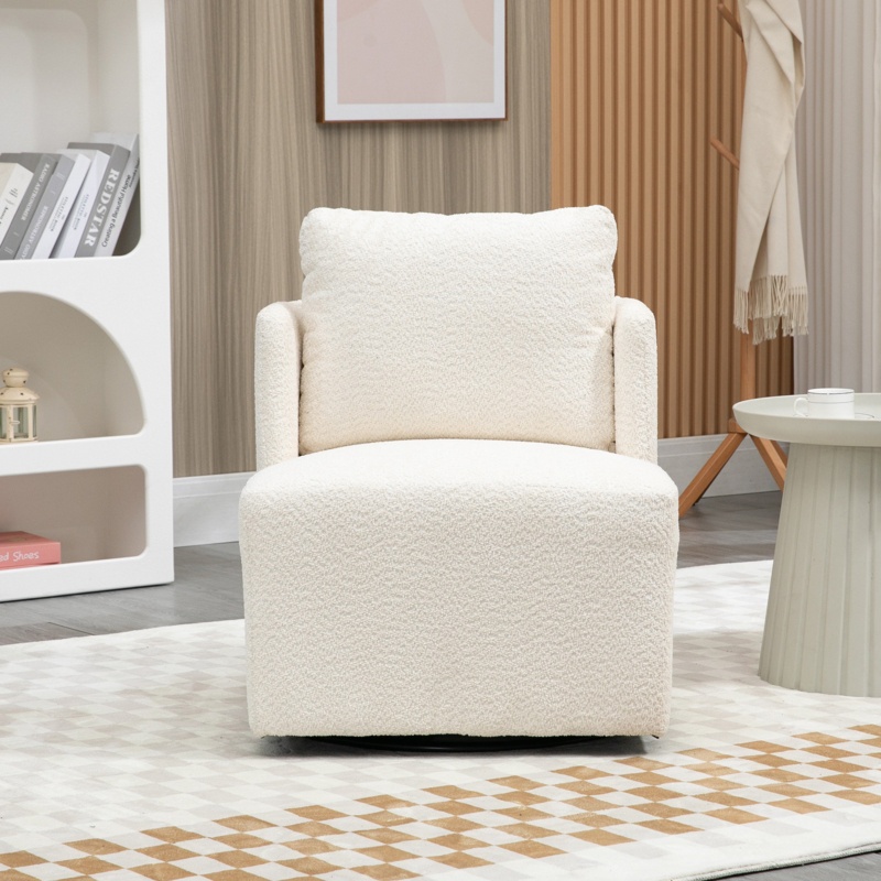 Upholstered Swivel Recliner