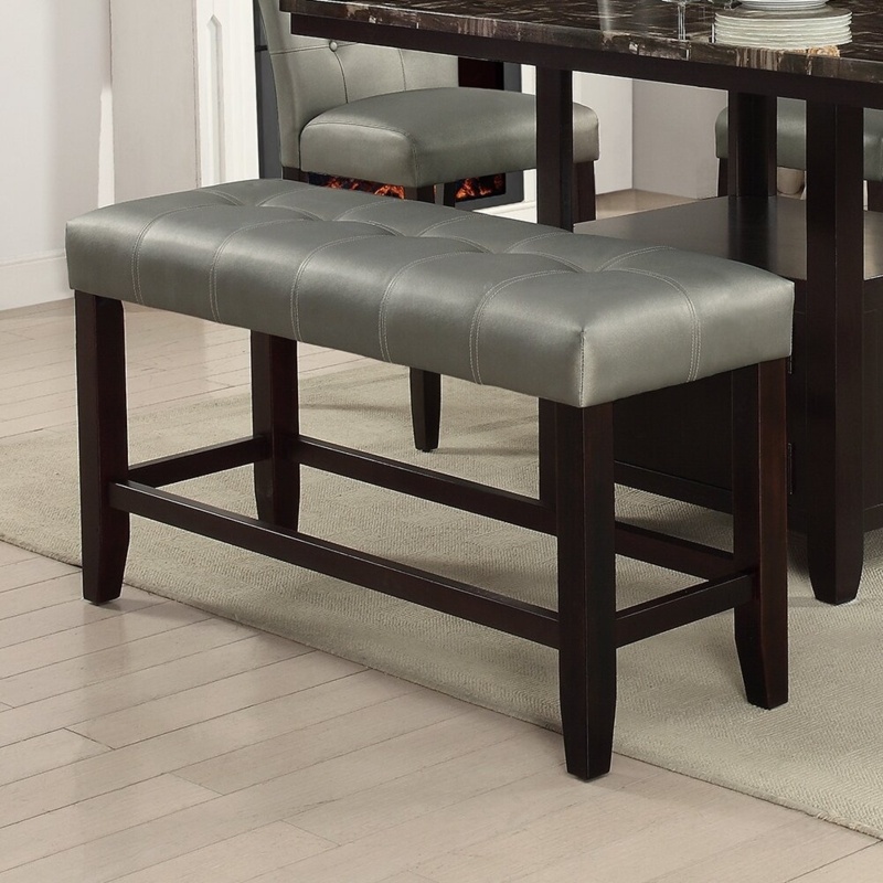 Upper Strode Faux Leather Upholstered Bench