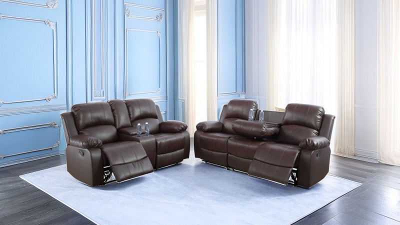 Valdis 2 - Piece Vegan Leather Reclining Living Room Set