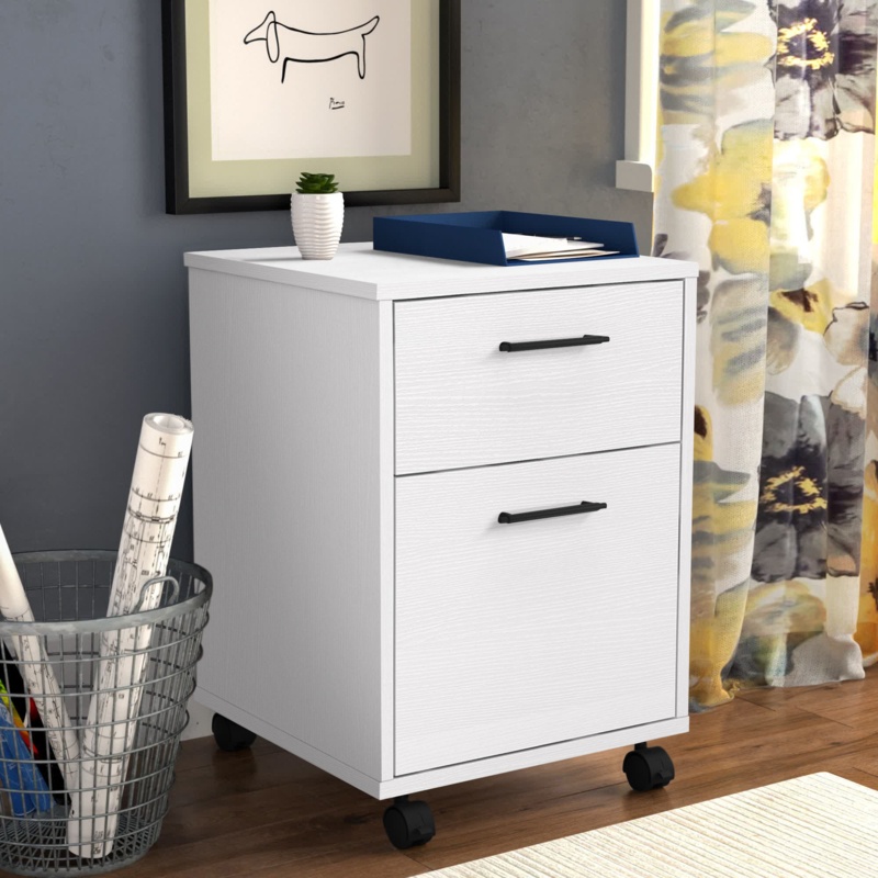 Veda 16'' Wide 2 -Drawer Mobile File Cabinet