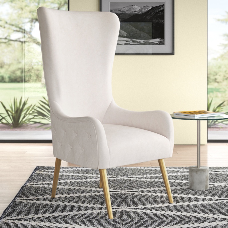 Venne Upholstered Wingback Chair