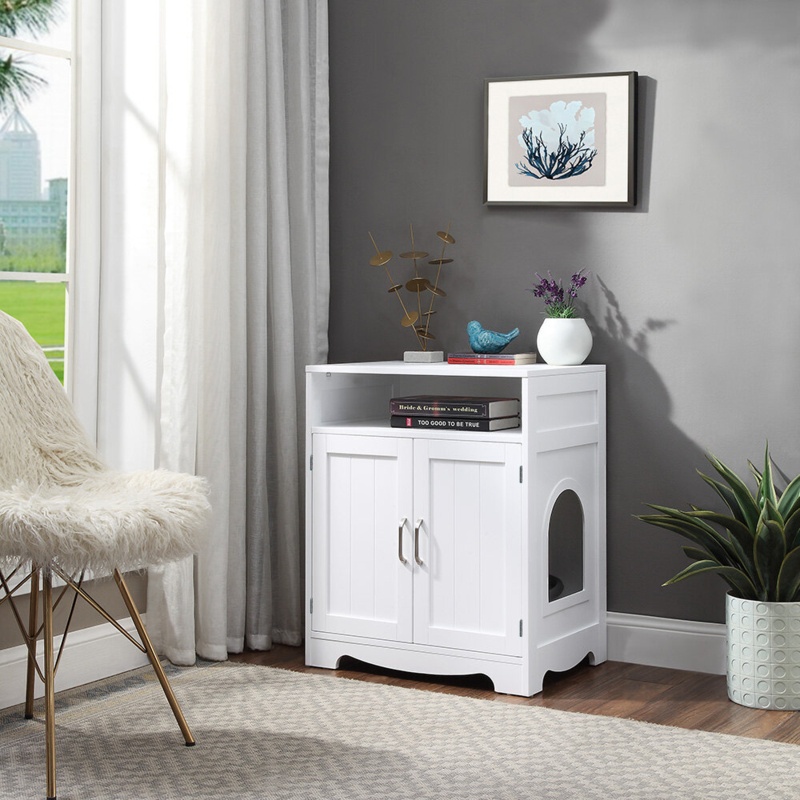 Wood Litter Box Enclosure