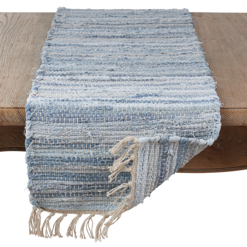 Yusuf Rectangle Striped Cotton Table Runner