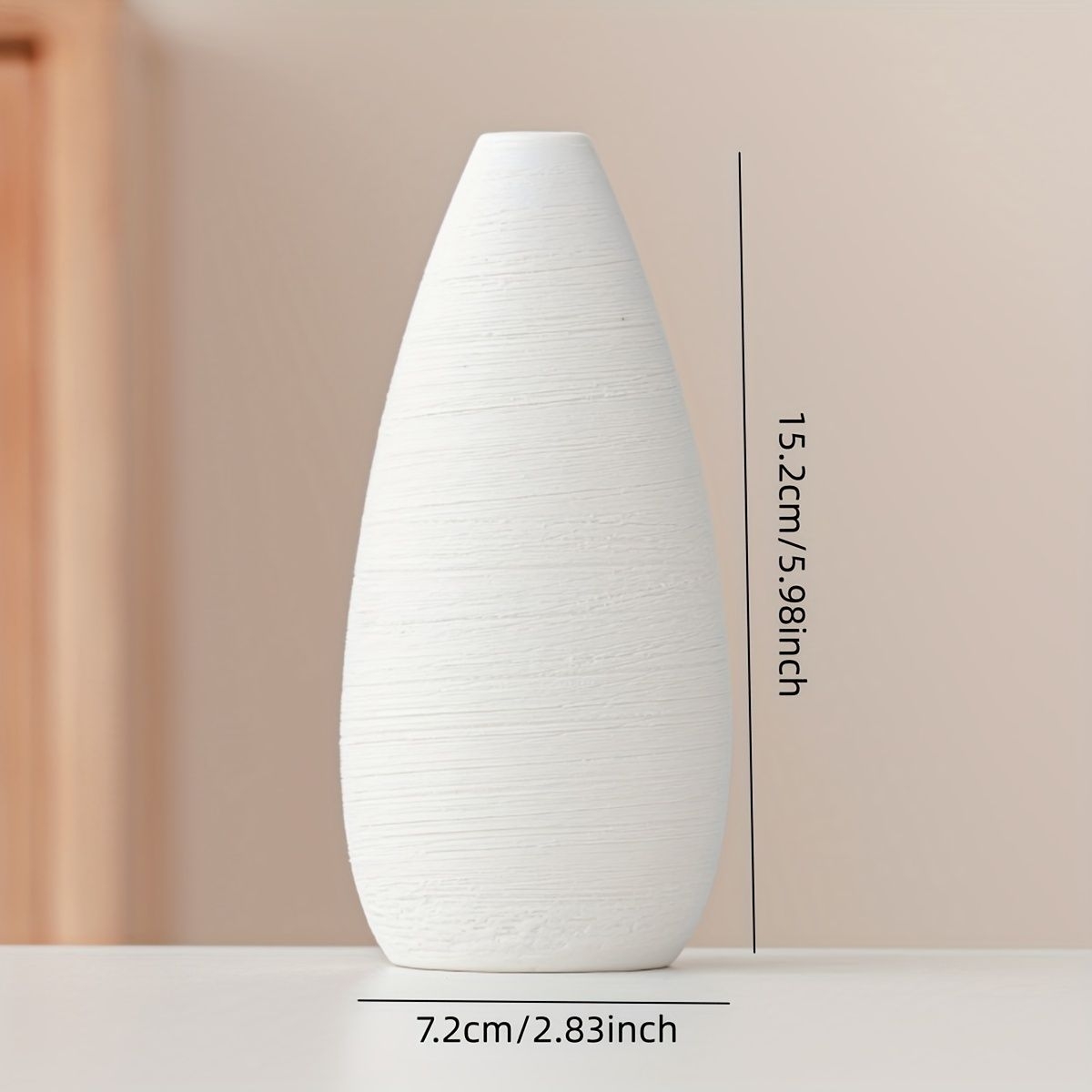 1/4 Pezzi Piccoli Vasi In Ceramica, Vasi Bianchi Per Accenti Di Decorazioni Per La Casa, Vaso Di Fiori Per Centrotavola/arredamento Della Camera/scaffale/mensola Del Camino